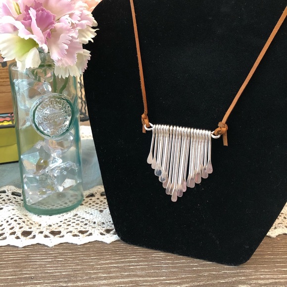 Jewelry - 💕 2/12 Sterling silver boho western necklace